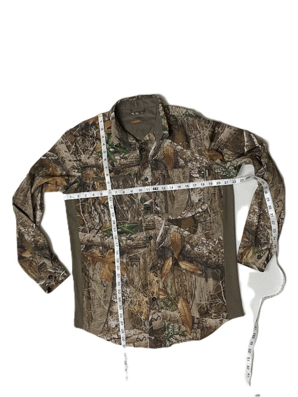 Magellan Hunt Gear Shirt Mens Small Realtree Camo Long Sleeve Polyester Vented - Picture 7 of 14
